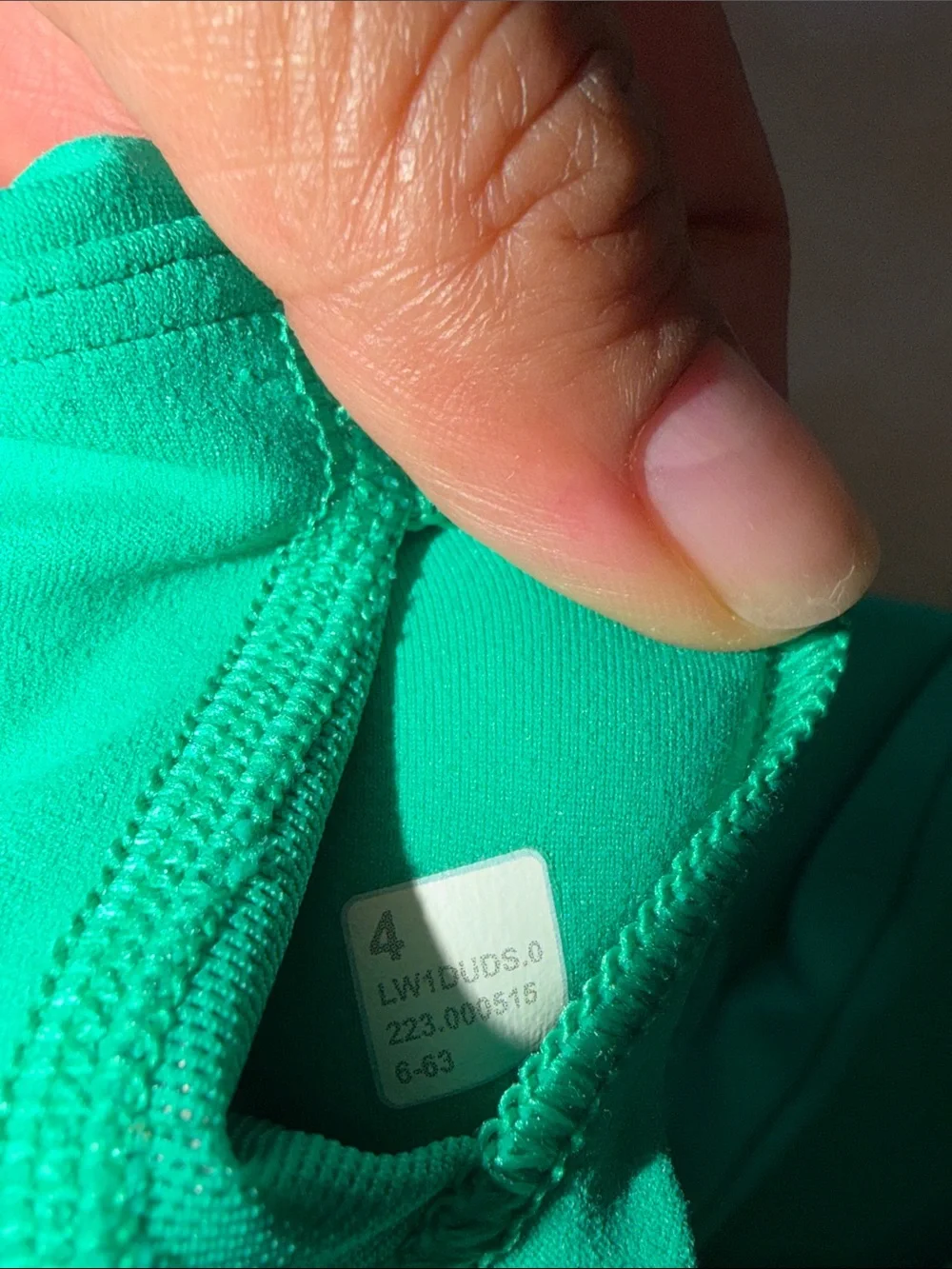 lululemon athletica Teal V-Neck Crop Tank Top